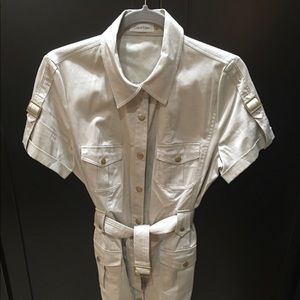 Calvin Klein Tan Dress Stretch Size 10